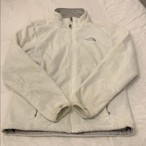 North Face fuzzy jacket